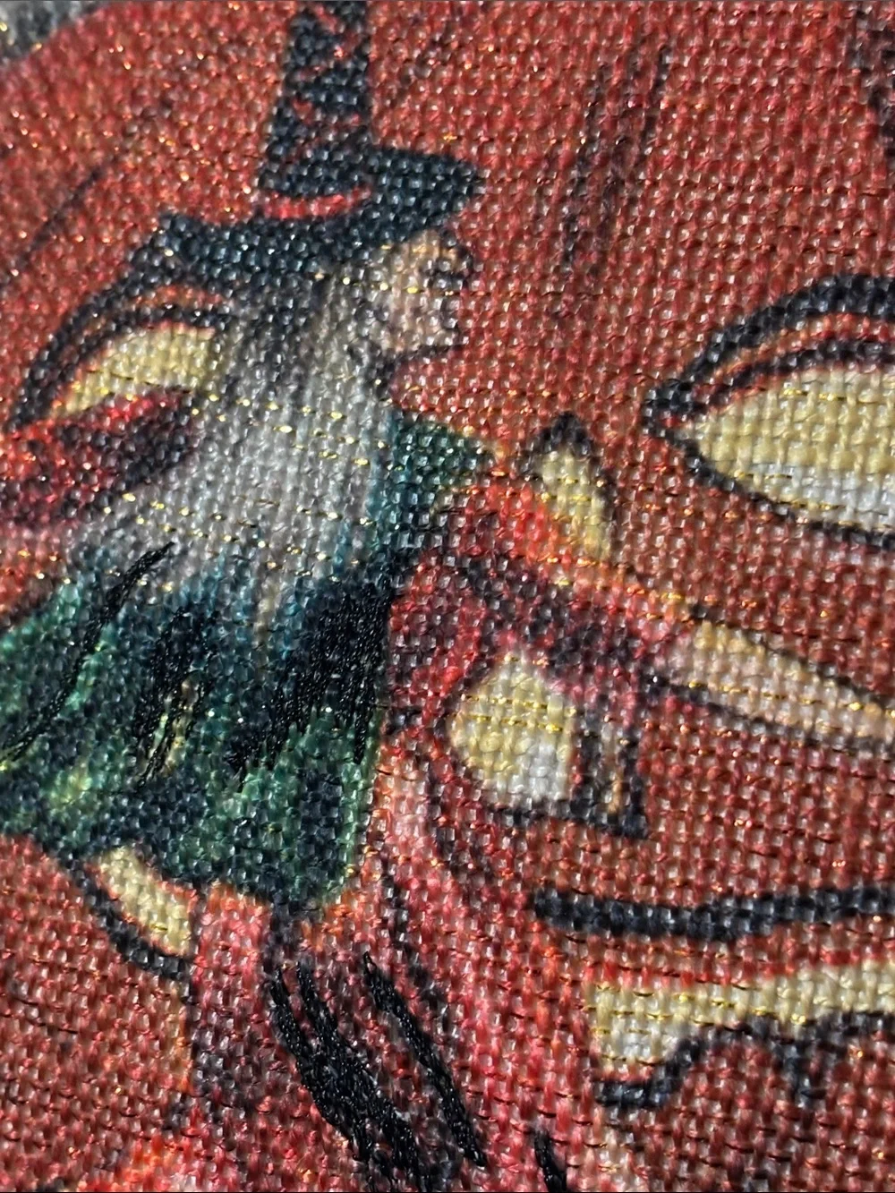Vintage Inspired Witches Laughing 18 x 18 Halloween Throw Pillow  NEW